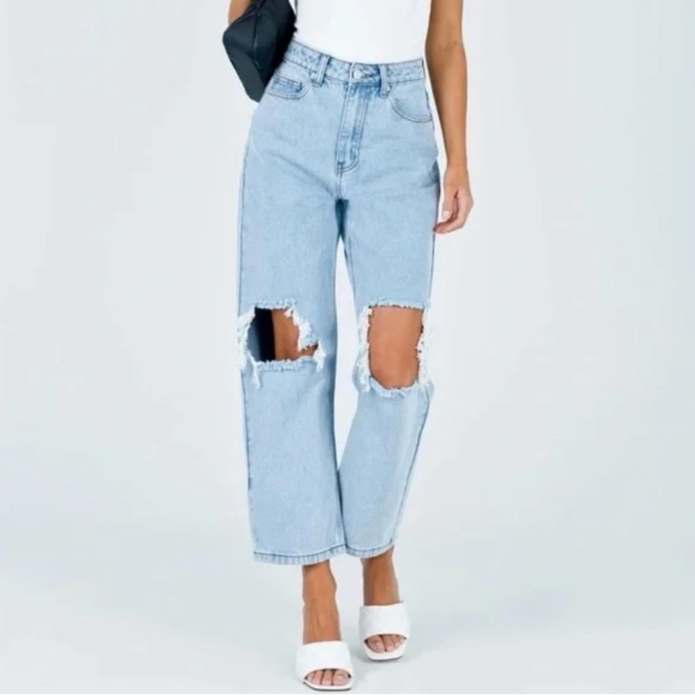 Princess Polly Oxford Mom Jeans. Size 6